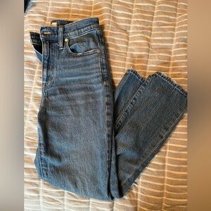 Madewell high rise slim crop boyfriend jeans